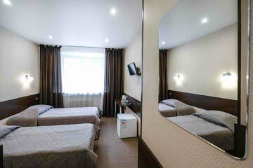 Двухместный номер с 2 отдельными кроватями в Гостинице Центральная